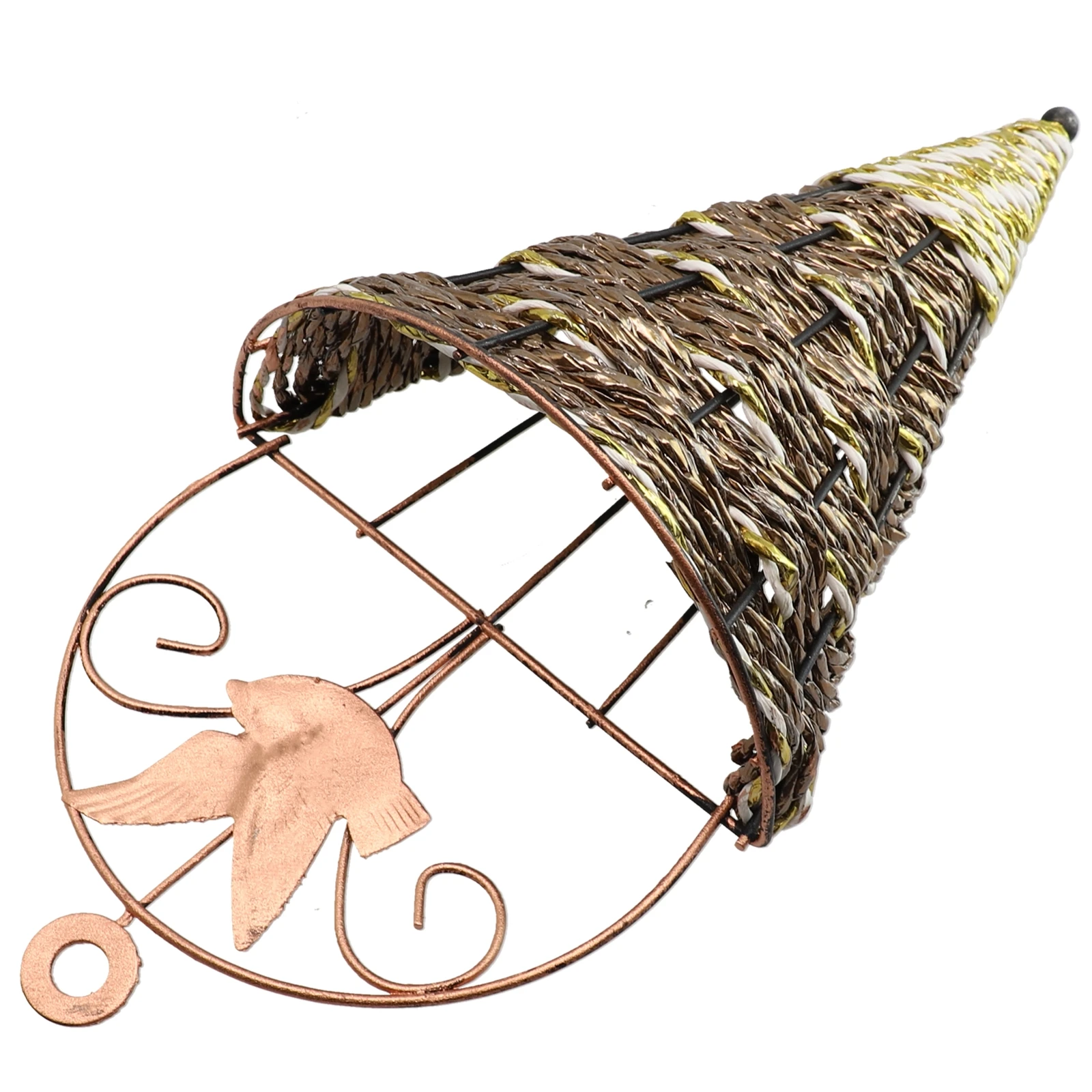 Wall Mounted Plant Basket Made from Recycled Plastic - Lightweight Hanging Flower Pot Holder for Indoor Outdoor Decoration