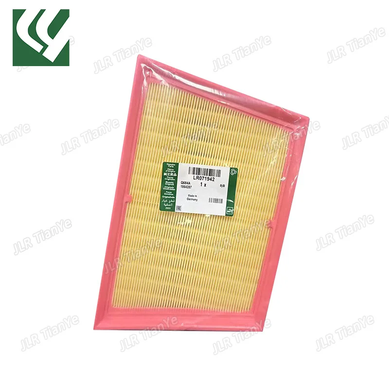 

T2H8107 LR071942 AIR FILTER ELEMENT FOR LAND ROVER RANGE ROVER EVOQUE DISCOVERY SPORT JAGUAR E-PACE 2.0 ENGINE AIR FILTER INSERT