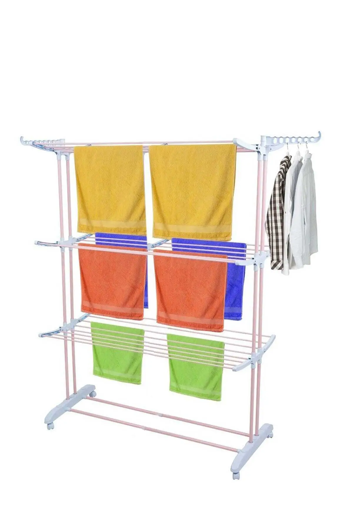 Perilla Tiga Large 3 Layer Wheel Drying Rack