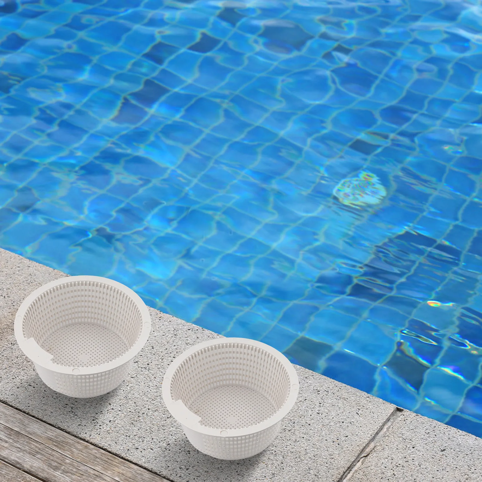 1/2 pz Cestello Filtro P06436 Per Parete In Acciaio Piscina 16x12x7 cm Piscina Skimmer Cestello Filtro Giardinaggio Piscina Strumenti di Pulizia