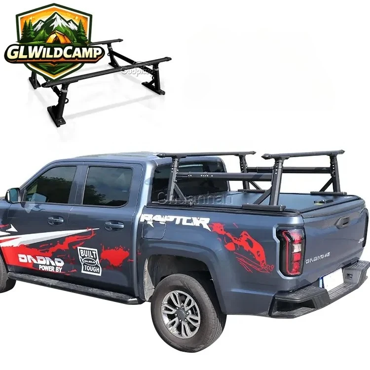 Off Road 4X4 Aluminium  Adjustable Pickup Roll bar Hilux Universal Truck Bed Roof Rack for ford Ranger