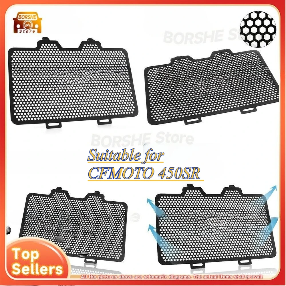 

Suitable for CFMOTO 450SR radiator grill radiator guard radiator protector cover accessory