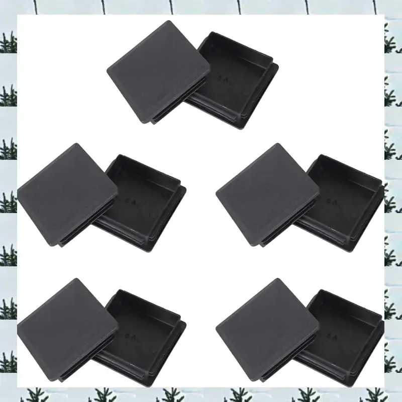 

ABLG 80 мм х 80 мм квадратные пластиковые колпачки вставки для труб концевая заглушка 10 шт.