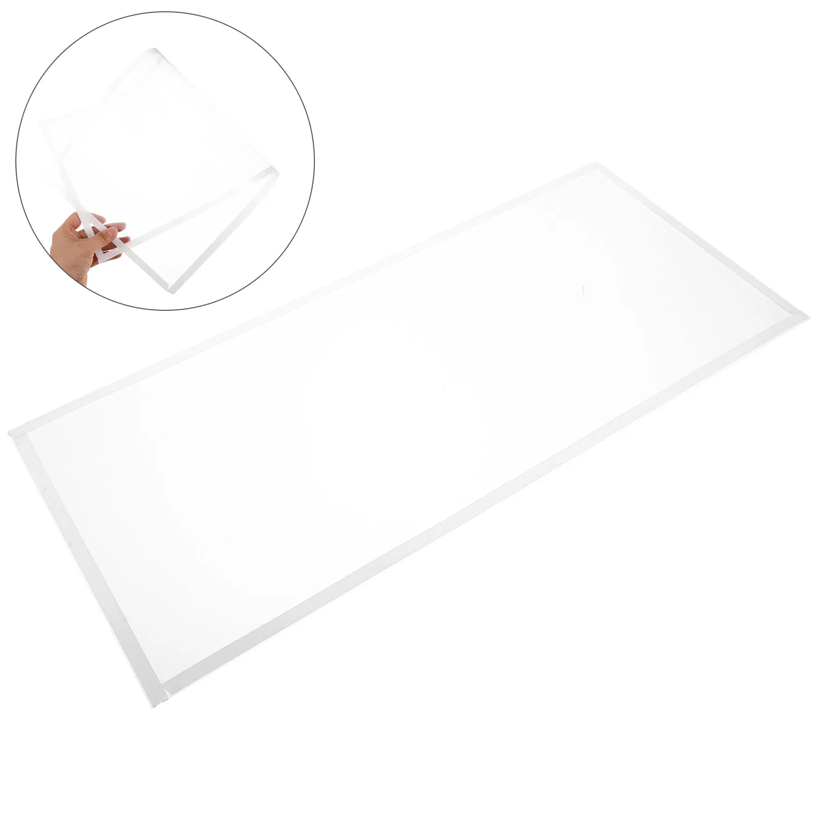 4Pcs Sandblast Cabinet Lens Cover Clear Polyester Peel Off Film Blast Cabinet Window Protector for Abrasive Media Dust Vibration
