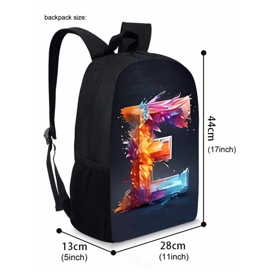 Juego de 3 uds de bolsas de almuerzo redondas con letras, bolsas de lápices, mochilas escolares para niños/niñas, los mejores regalos, mochila de dibujos animados 3D para niños
