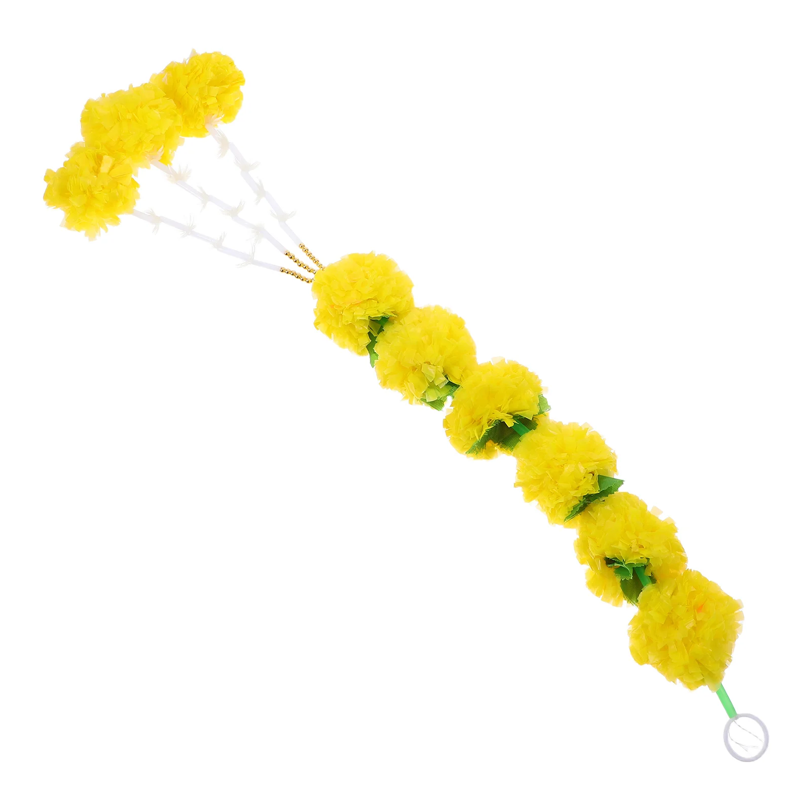 

Marigold Garland Artificial Flowers For Diwali Day Of The Dead Decoration Hanging Ornament Party Home Decor Window Door