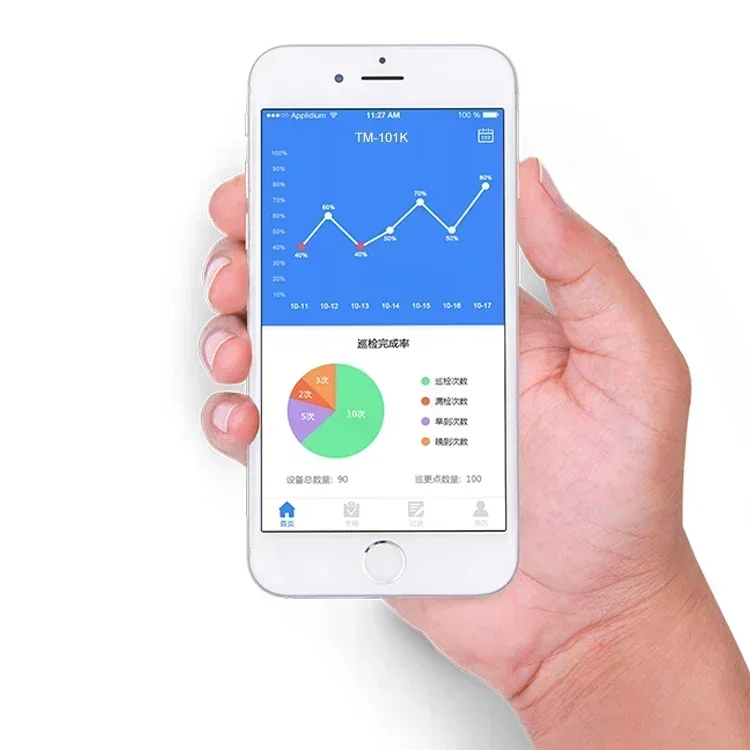 

Waterproof RFID Tag Real time guard patrol 4g gps Online Guard Tour Patrol Management System With Free Guard Management