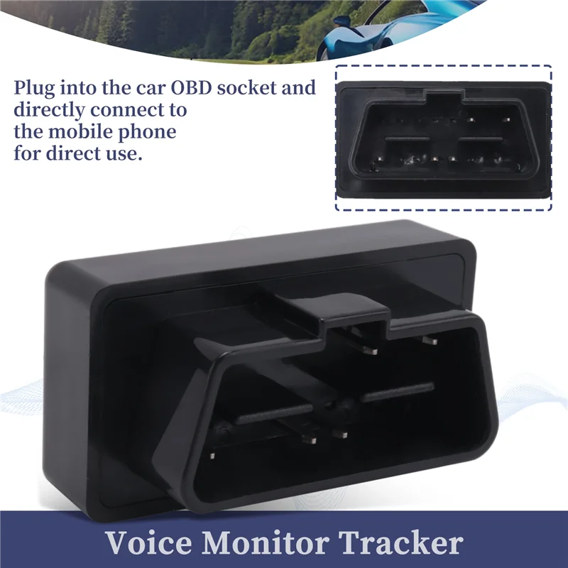 Y45A-Mini سيارة لتحديد المواقع المقتفي obd سيارة مكتشف GPS رصد محدد العثور على التطبيق الخاص بي obd نظام تحديد المواقع مراقبة الصوت المقتفي لتحديد المواقع المقتفي للسيارة