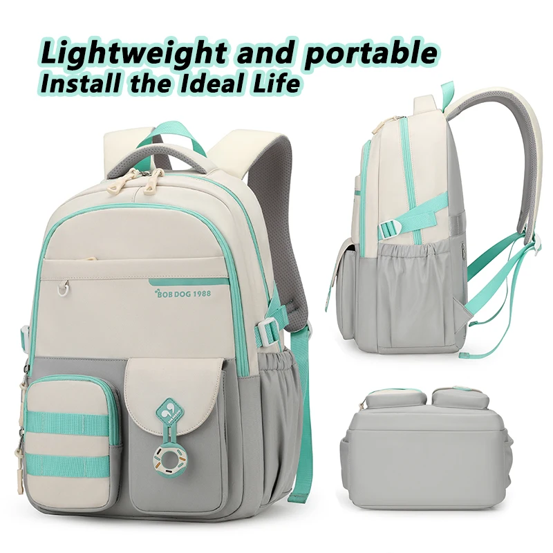 campus-style-student-backpack-for-boys-girls-156-inch-laptop-compartment-multi-pockets-casual-commuting-school-bag