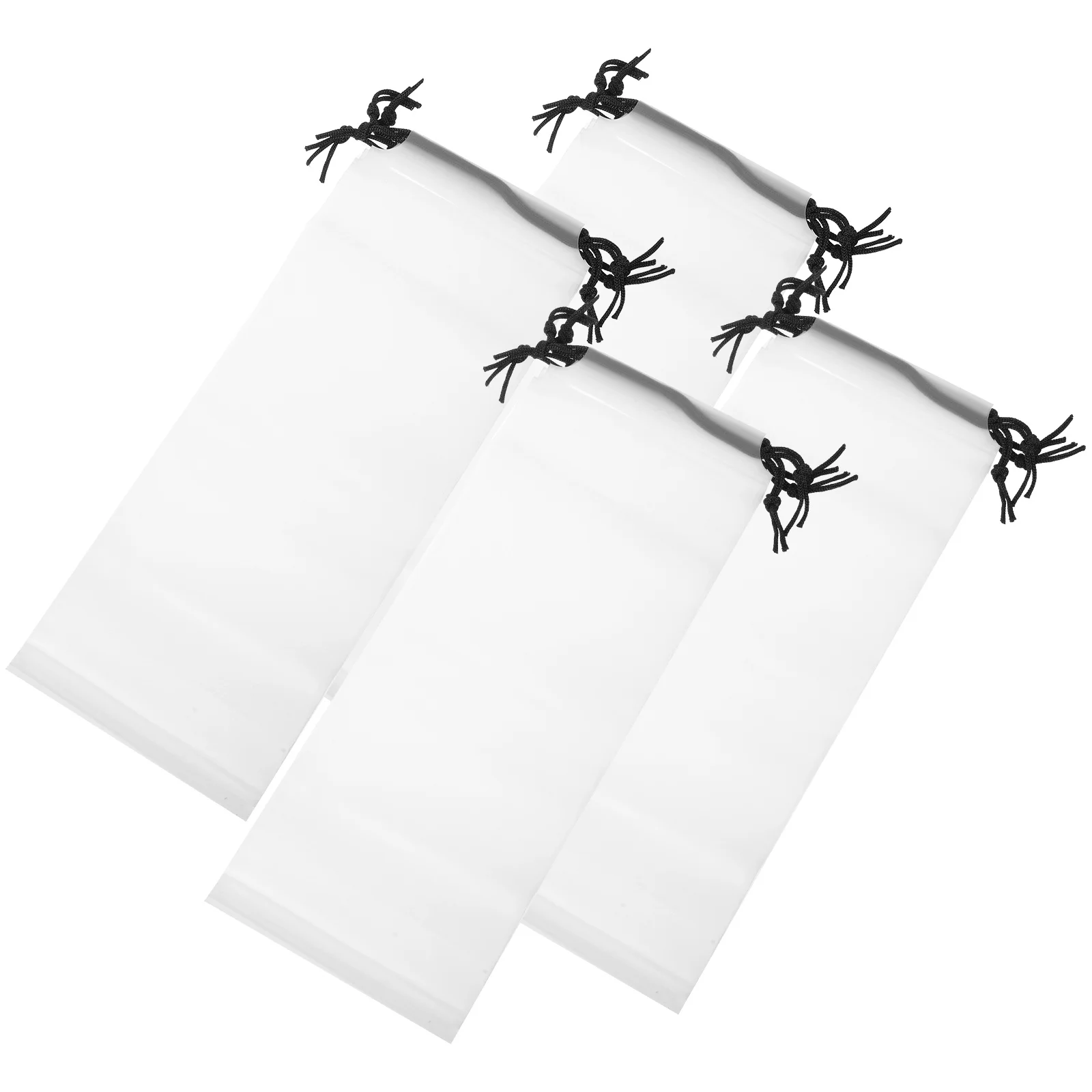 

4pcs Umbrella Storage Bag Foldable Waterproof Travel Portable Protective Cover Drawstring Design Suitable Most Models Outdoor