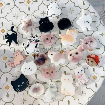 트루빌 귀여운 고양이 맥세이프 그립톡 휴대폰 그립톡 모바일 스탠드 거치대 킥스탠드 휴대폰 아이폰 11 12 13 14 용 