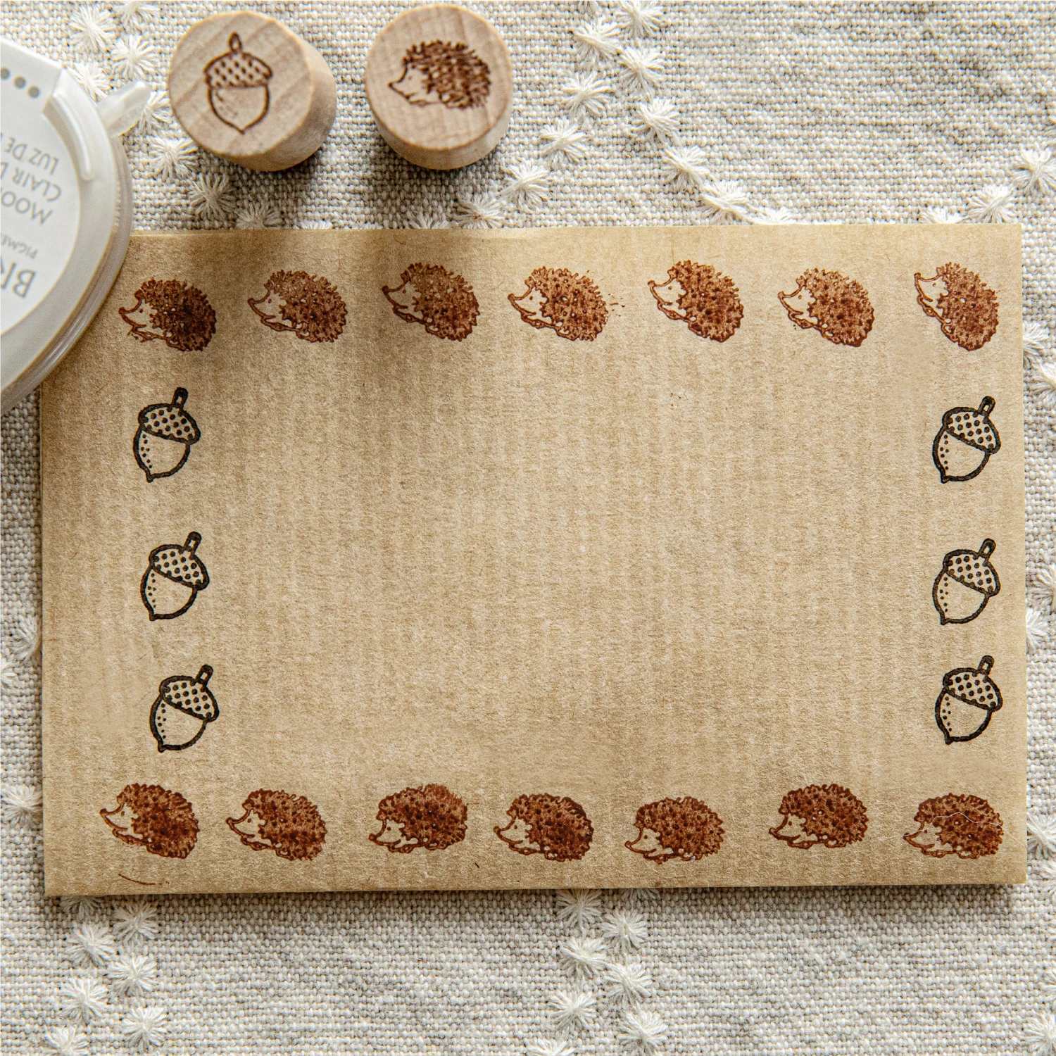 Morning Rain Little Forest Min - Self Inking Stamp recension och pris