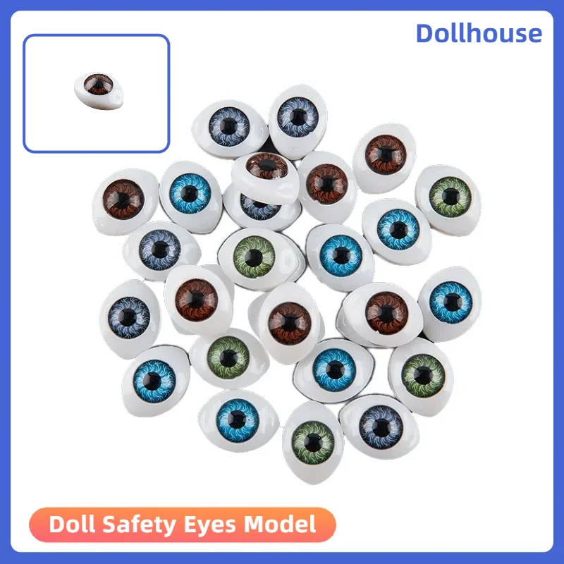 

10Pcs/Set Doll Safety Eyes Puppet Making Plastic DIY Craft Accessories For Animal Toy