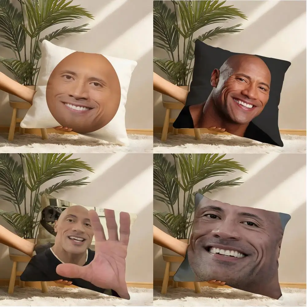 Dwayne Johnson Singer Pillow Case Pillowcase, Double-sided Printed, Sofa Cushion, Bedroom Headboard Pillow