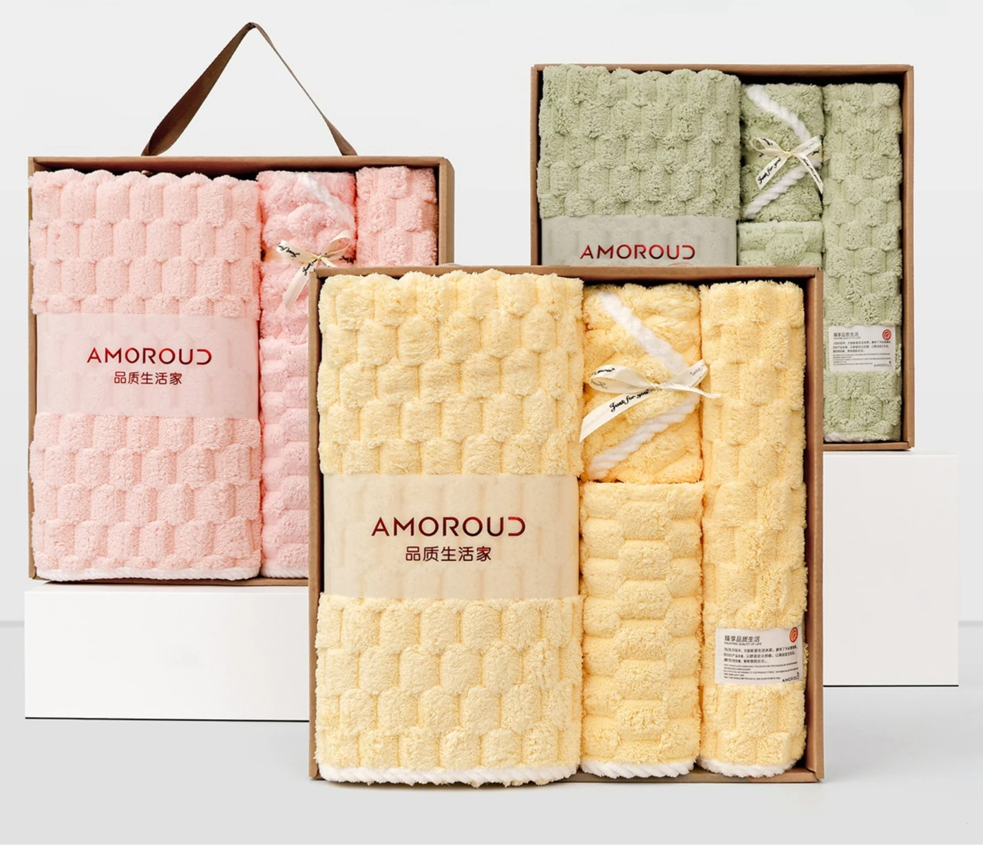 Basic Solid Bath Towel Pack Fast Absorb Anti Shrink No Shed Fabric Smooth Touch Household Shower Goods