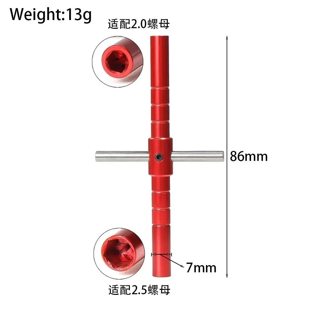 

Hex Nut Driver 4.0mm&5.0mm for 1/18 Axial TRX4M 1/24 SCX24 FCX24 AX24 FMS RC Crawler Rims Spanner Tools