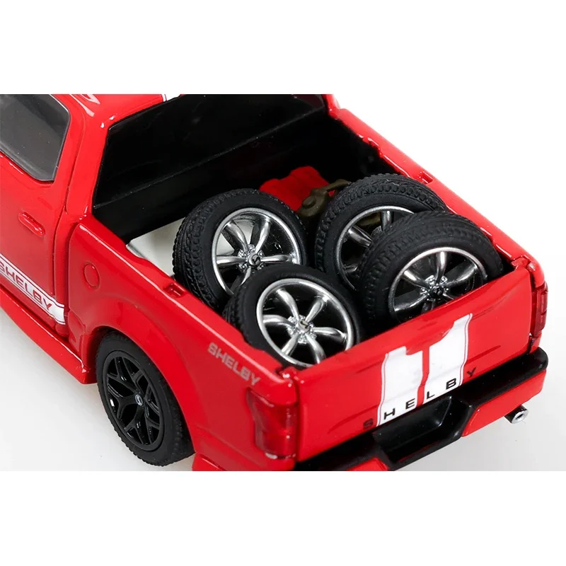 **Pre Sale** Funny 1:64 Shelby F150 Give Attachments Diecast Diorama Car Model Collection Miniature Toys