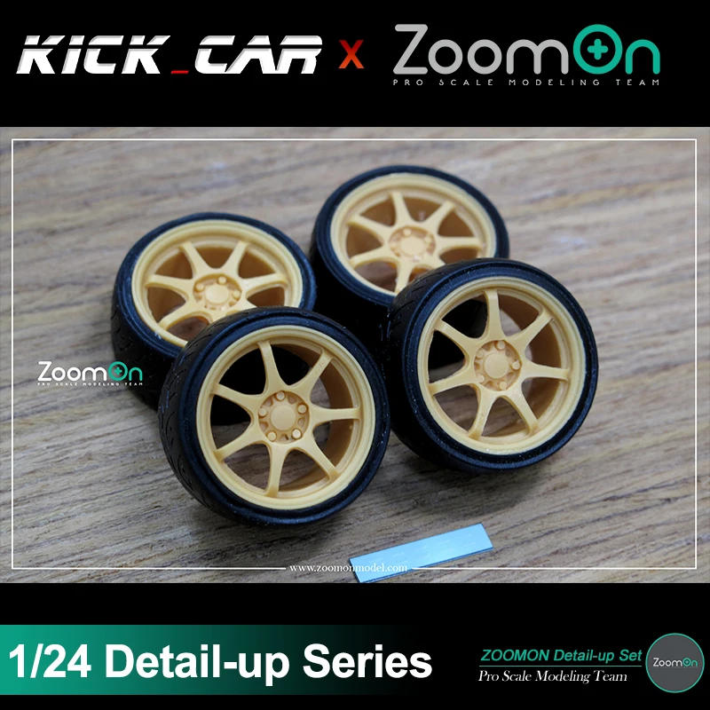 

ZoomOn ZR002 18 GP rim set Detail-up Modified Parts For Assembled Model Hobbyist Gift for Professional Adults