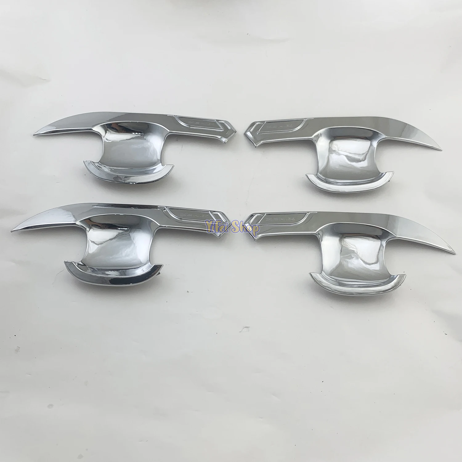 Yifei New ABS Chrome Car Accessory Door Handle Bowl Covers Trim Paste Style 2022 2023 For Toyota INNOVA X ZENIX