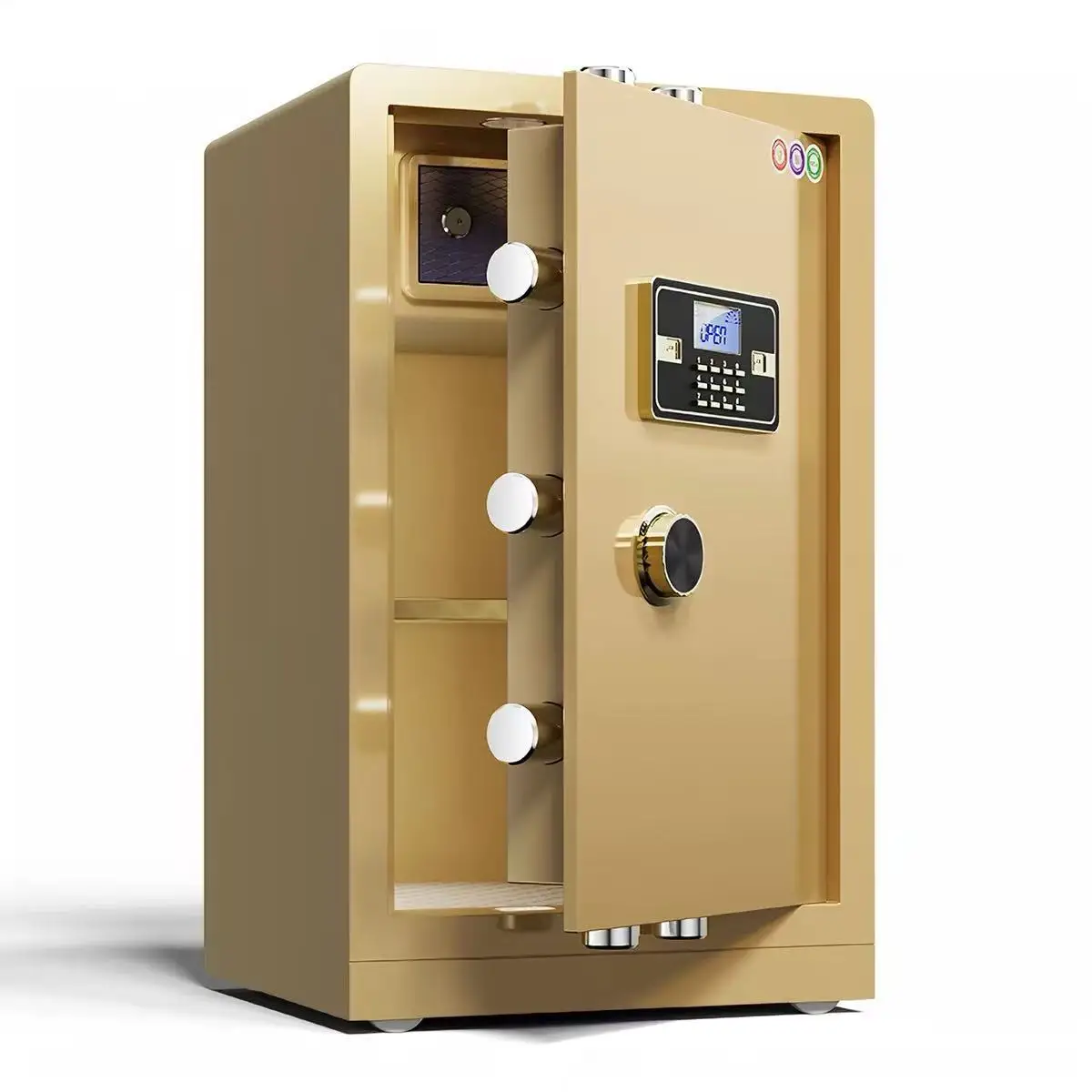 Fireproof safe Household machinery Electronic fingerprint password lock Heavy duty burglar alarm Safe deposit box