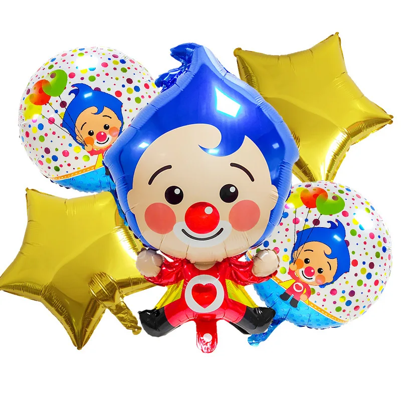 Zestaw balon aluminiowy na przyjęcie urodzinowe dla dzieci Disney cyrk cartoon clown