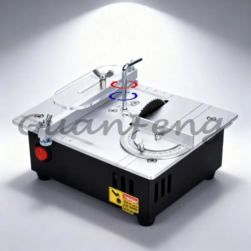 Multifunctional Mini Table Hand Saw, Woodworking Lathe Spindle Electric Drill All-in-one Machine