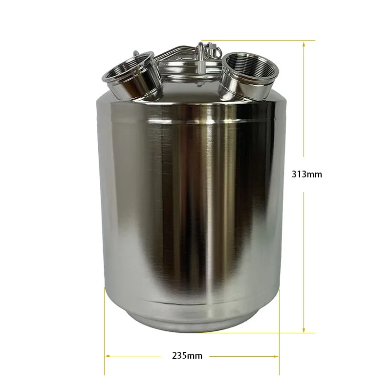 Draft Beer System, 2 Way and 3Way Cleaning Keg, Suitable for A,G,S,D,M,F,U Spear, 10L, Not Included Spear