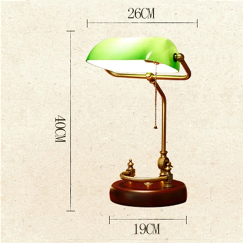 Imagem -06 - Banco Tradicional Chinês Vintage Table Lamp Old Shanghai Mesa Luzes Home Decor Quarto Cabeceira Estudo Café Loja Led E27