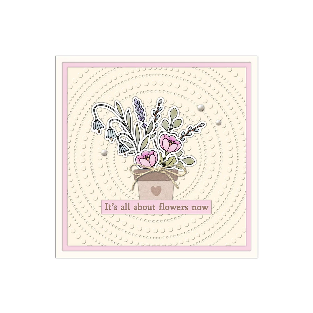 Mangocraft Spring Flowers & Cute Animals Clear Stamp DIY Scrapbooking Supplies Silicone Stamp For Card Making Albums Craft Decor