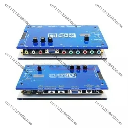 RGBS YPbPr SCART To VGA HD Video Converter Signal Conversion Controller Adapter