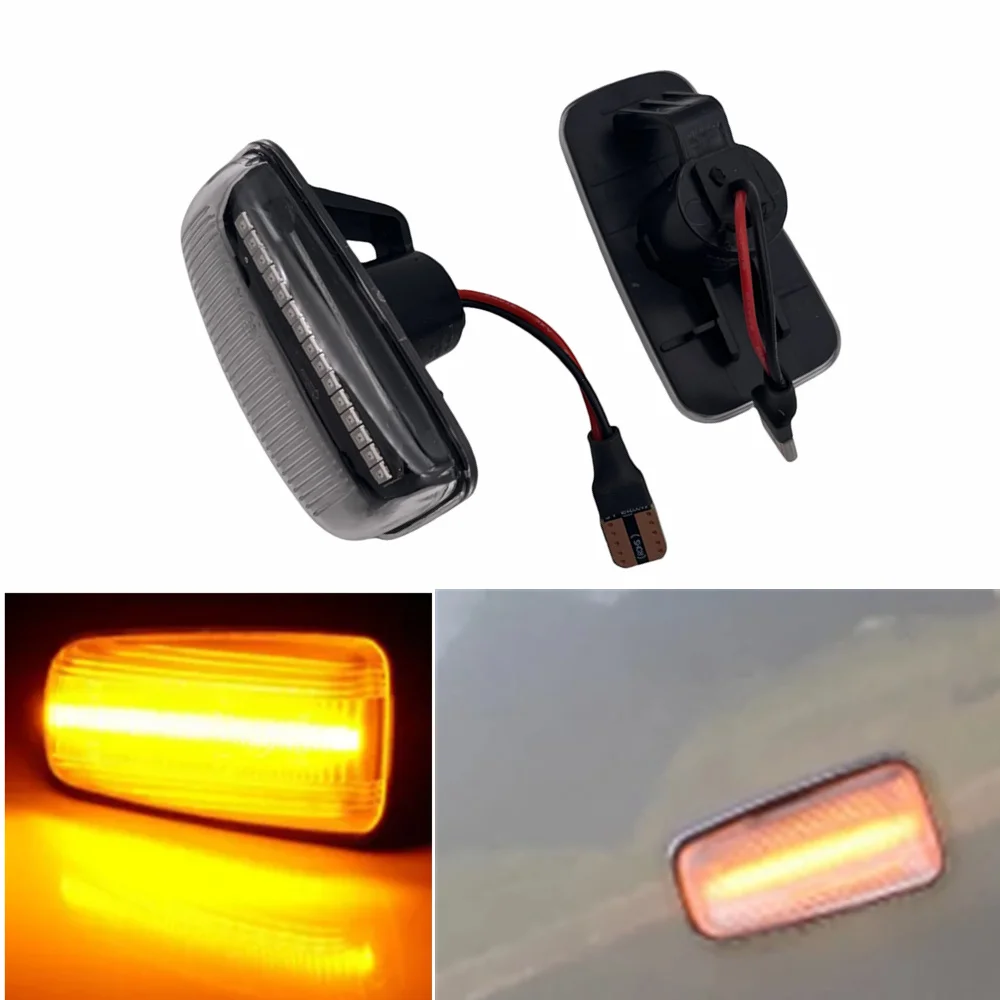 For Citroen Berlingo Jumpy Saxo Xantia XM Peugeot 306 106 406 806 Expert Partner Car Dynamic LED Turn Signal Side Marker Light