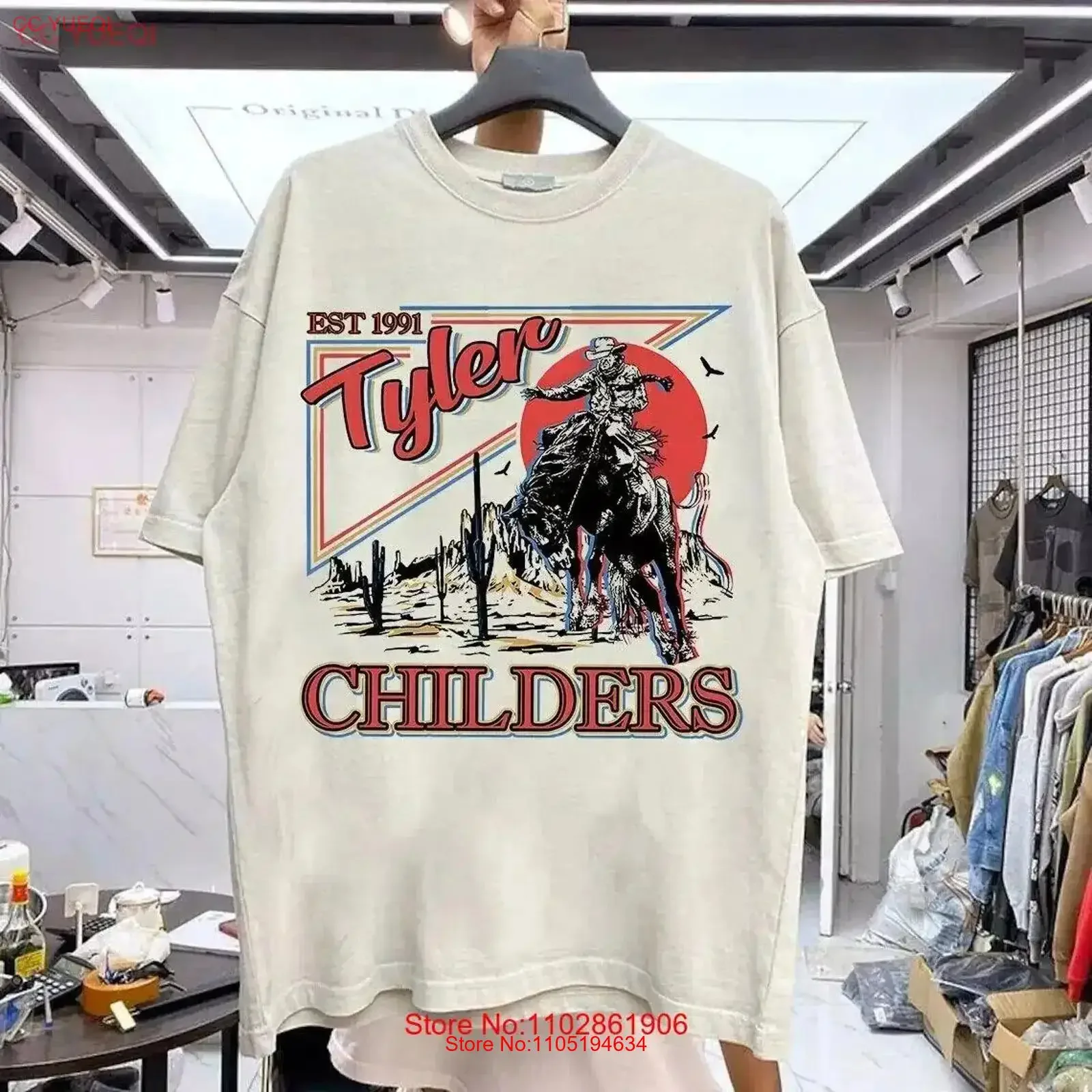 

Tyler Childers Est 1991, футболка Country Music S 5XL, винтажная стираная мужская уличная дизайнерская одежда, топ для повседневной носки, мягкая