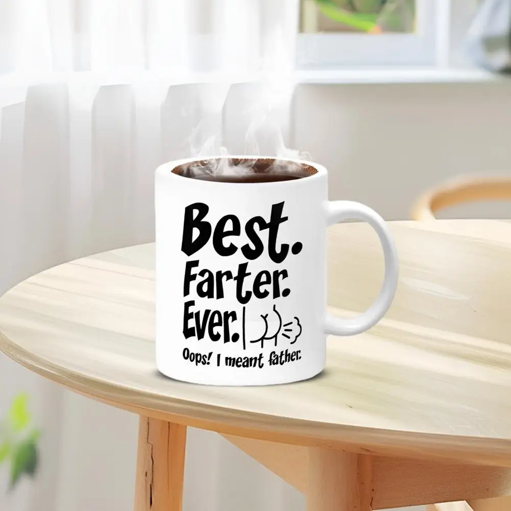 11 Oz Funny Double-Sided Print Ceramic Cup Funny Hidden Message Ceramic Mug for Home Office Use Microwave Safe Coffee Cup