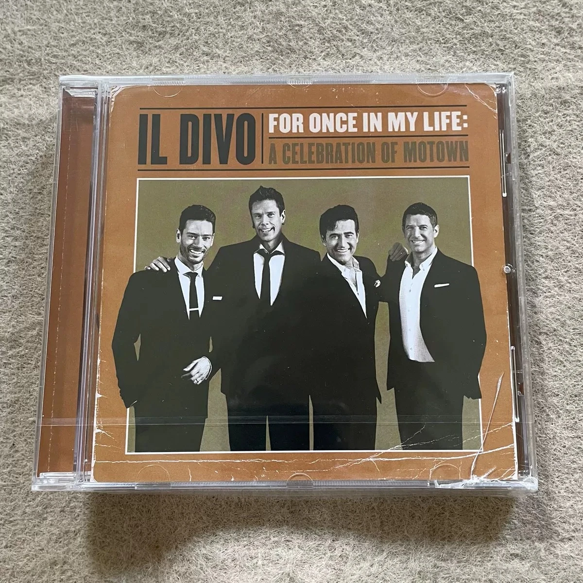 

In Stock IL Divo For Once In My Life CD, Operatic Pop Vocal Album, Brand New Sealed Motown Tribute Disc