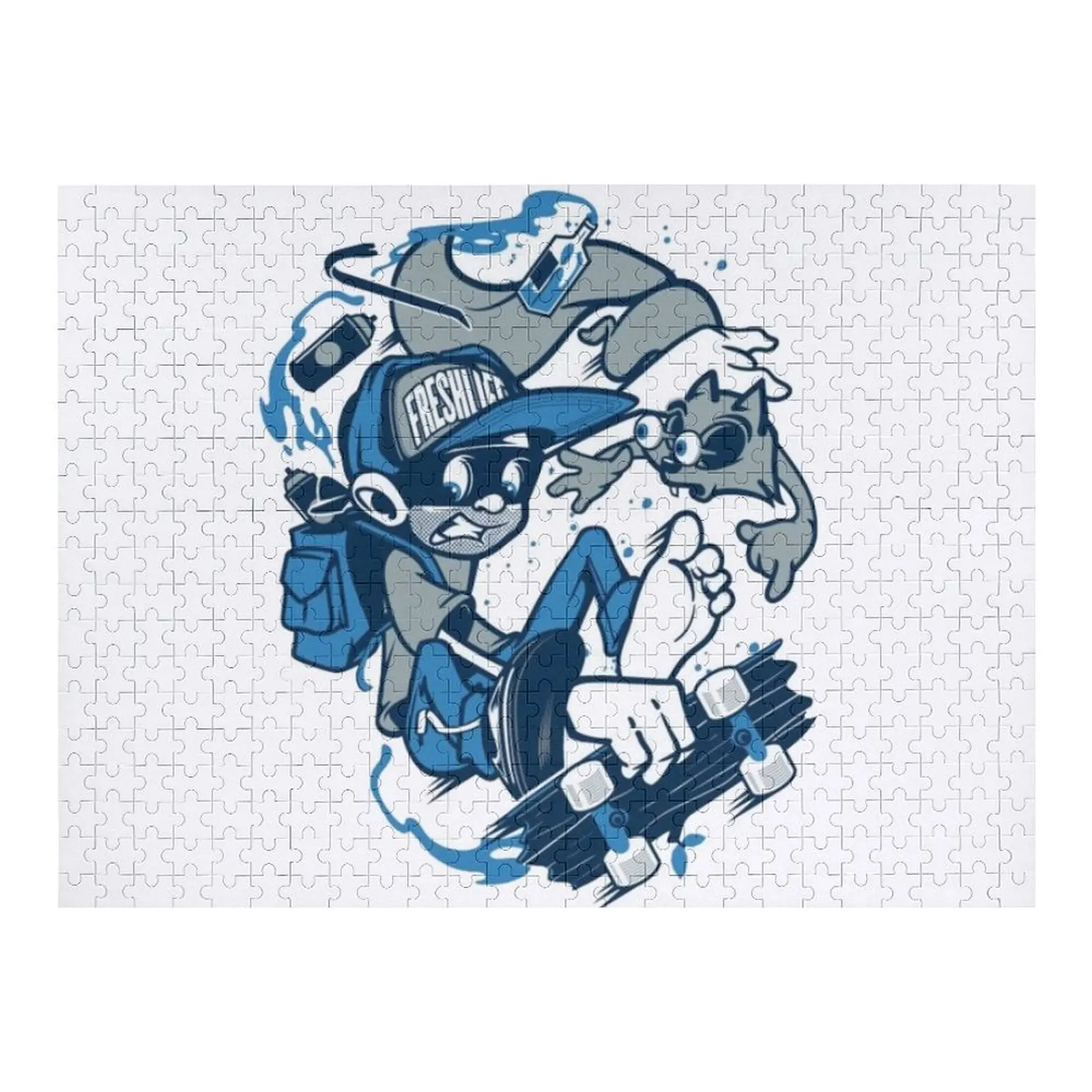 

Graffiti skateboard Jigsaw Puzzle Customs With Photo Personalised Jigsaw Puzzle