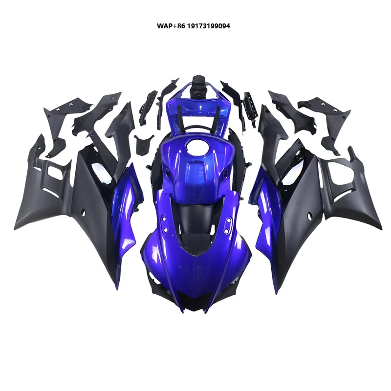 

Сине-черный комплект обтекателей для мотоциклов YZF R3/R25 2019-2021, подходит для моделей 2020-2022 годов