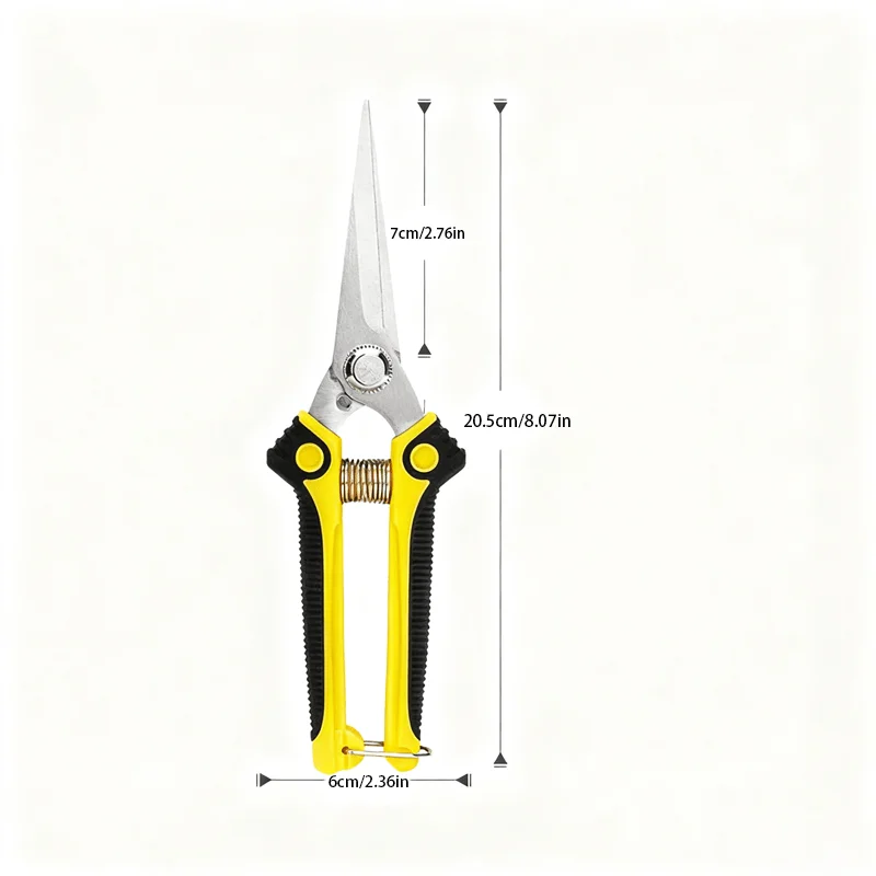 Straight - Sharp Slim - Blade Labor - Saving Pruning Shears for Garden, Courtyard Bonsai, Plants, and Flower Branches