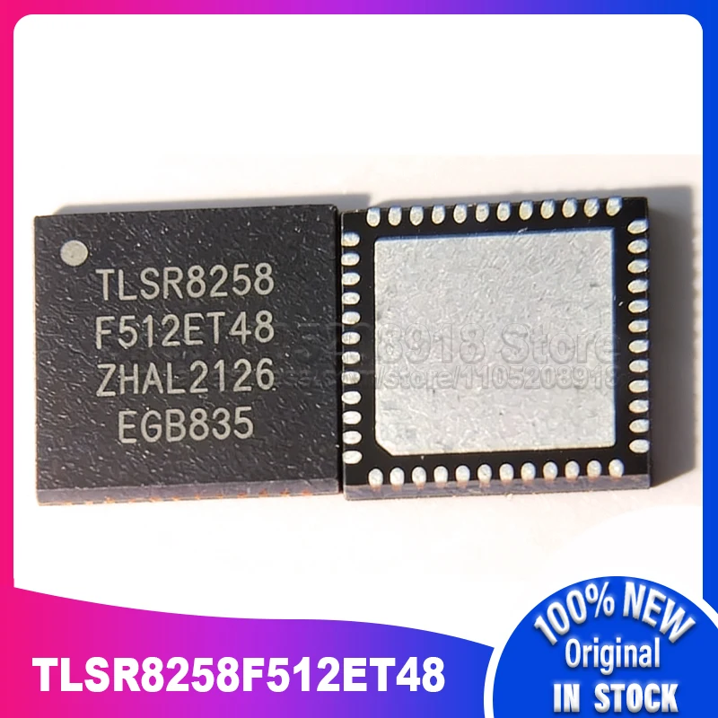 

1 ~ 20 шт./лот TLSR8258F512ET48 TLSR8258 F512ET48 QFN48 Bluetooth-чип с низким энергопотреблением, новый, оригинальный