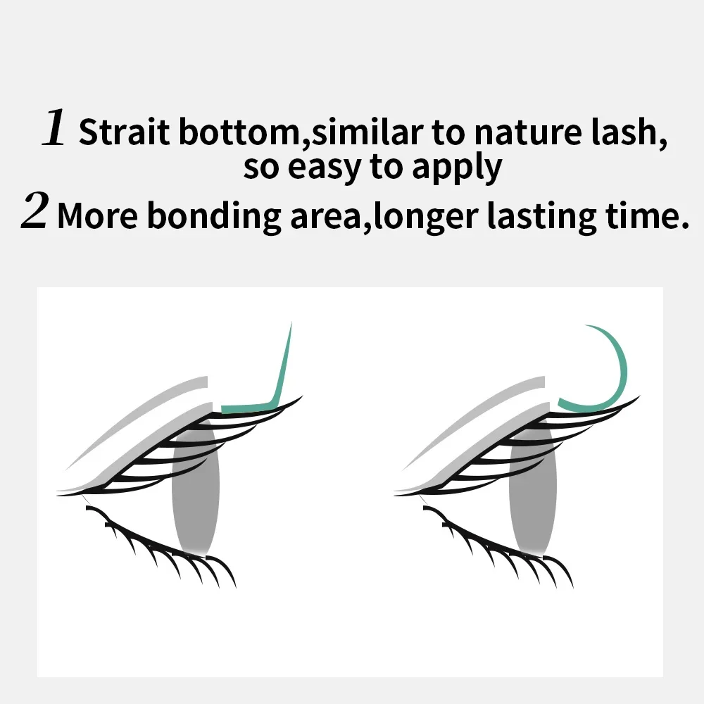 GAHAMACA L/L+/LC/LD/LU(M) curl False Eyelash Extensions 8-15mm Mixed PBT Mink Eyelashes for Grafting L Shaped Makeup Lashes