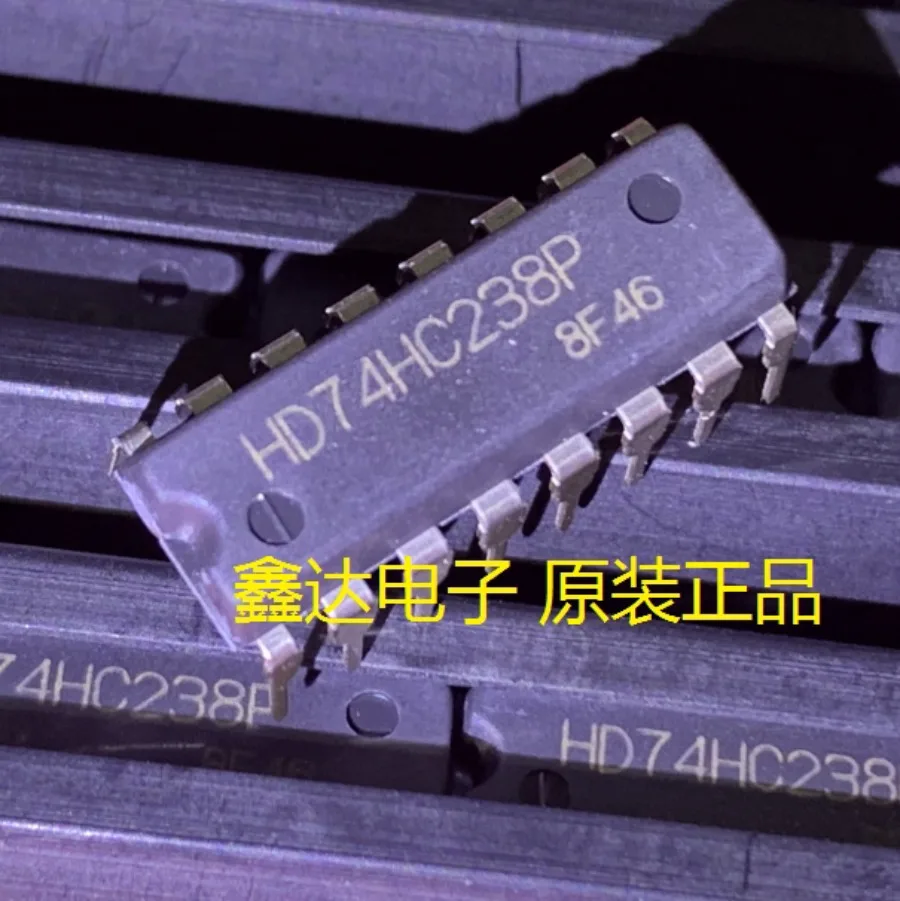 Separador e decodificador de sinal, Plug In, novo e original, HD74HC238P 74HC238, 20pcs