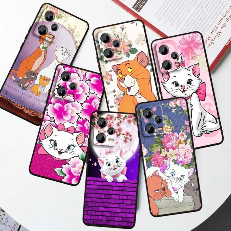 

The Aristocats Disney Shell For Xiaomi Redmi Note 15 14 13 12 12S 11E 11 11S Pro Plus 4G 5G Black Soft TPU