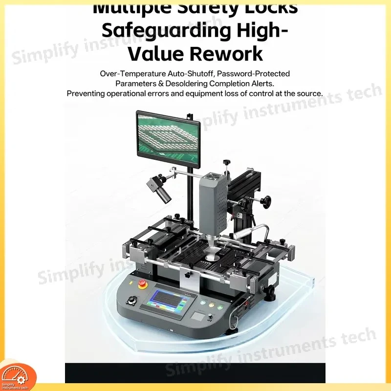 BGA Rework Station Automatic Soldering Iron Wire Feeder Lead Free Solder Pot Cast Iron Base PCB Repair Tool BGA8860