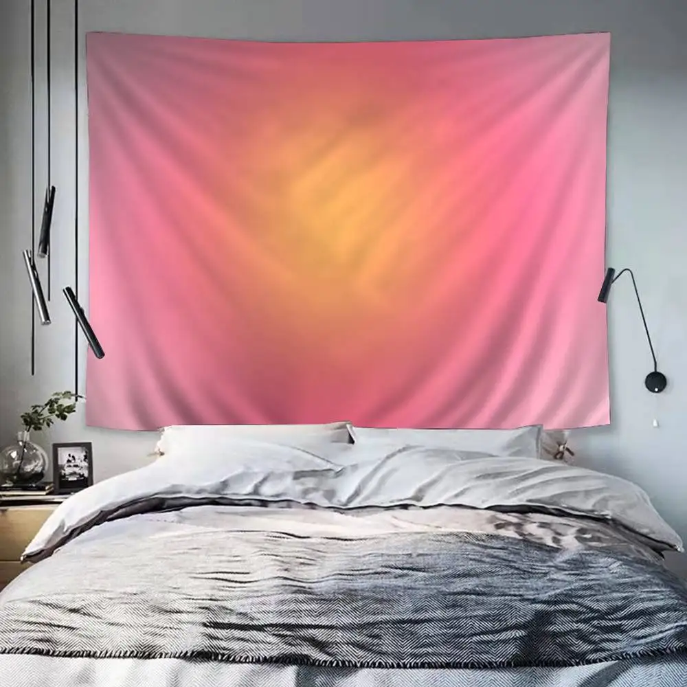 Popular Simple INS Color Blends Printed Large Wall Tapestry Indian Buddha Wall Decoration Witchcraft Bohemian Hippie