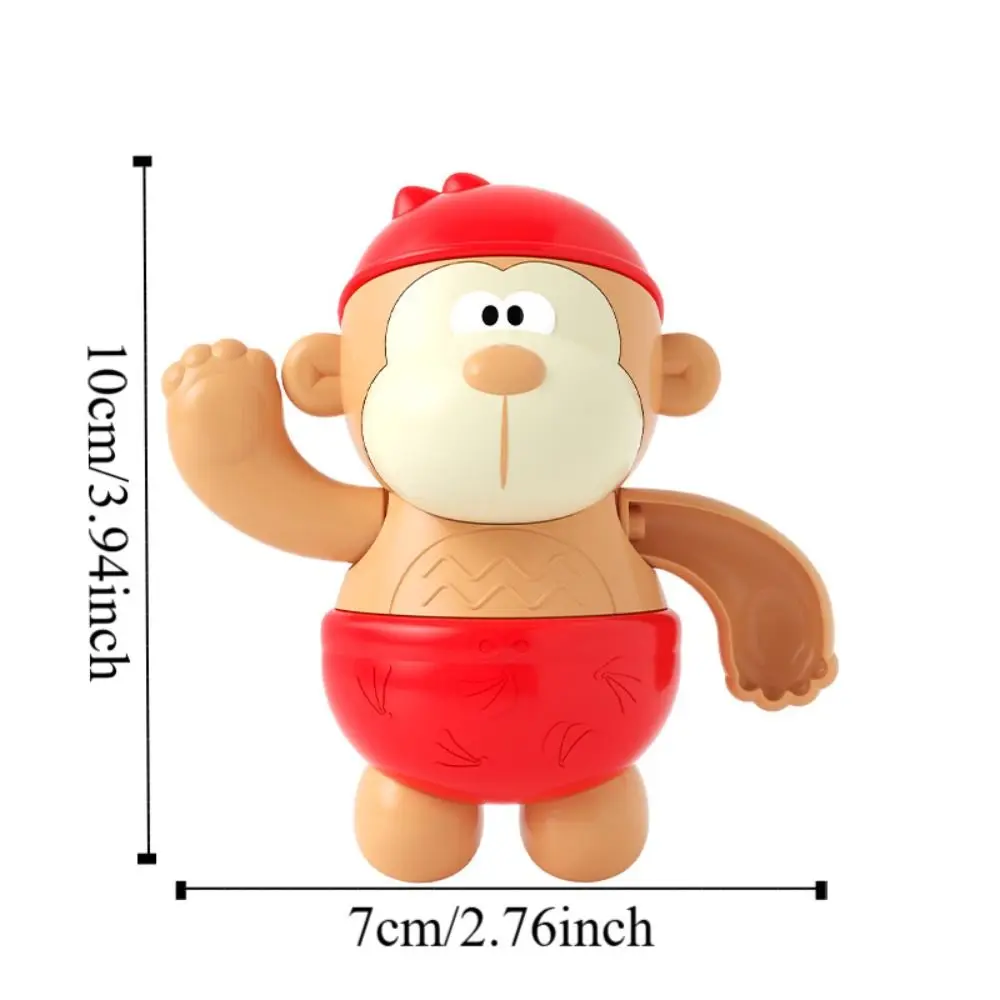 Monkey Bathing Shower Toys for Children, Brinquedos de banho seguros para crianças, Brinquedos de banheira de relógio flutuante