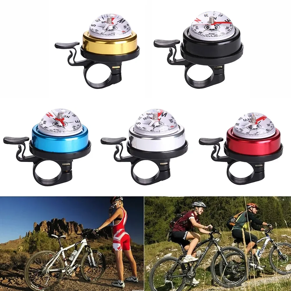 

Retro Style Aluminum Bike Bell with Loud Ringing Sound Perfect for Mountain Bikes Road Bikes and Folding Bikes