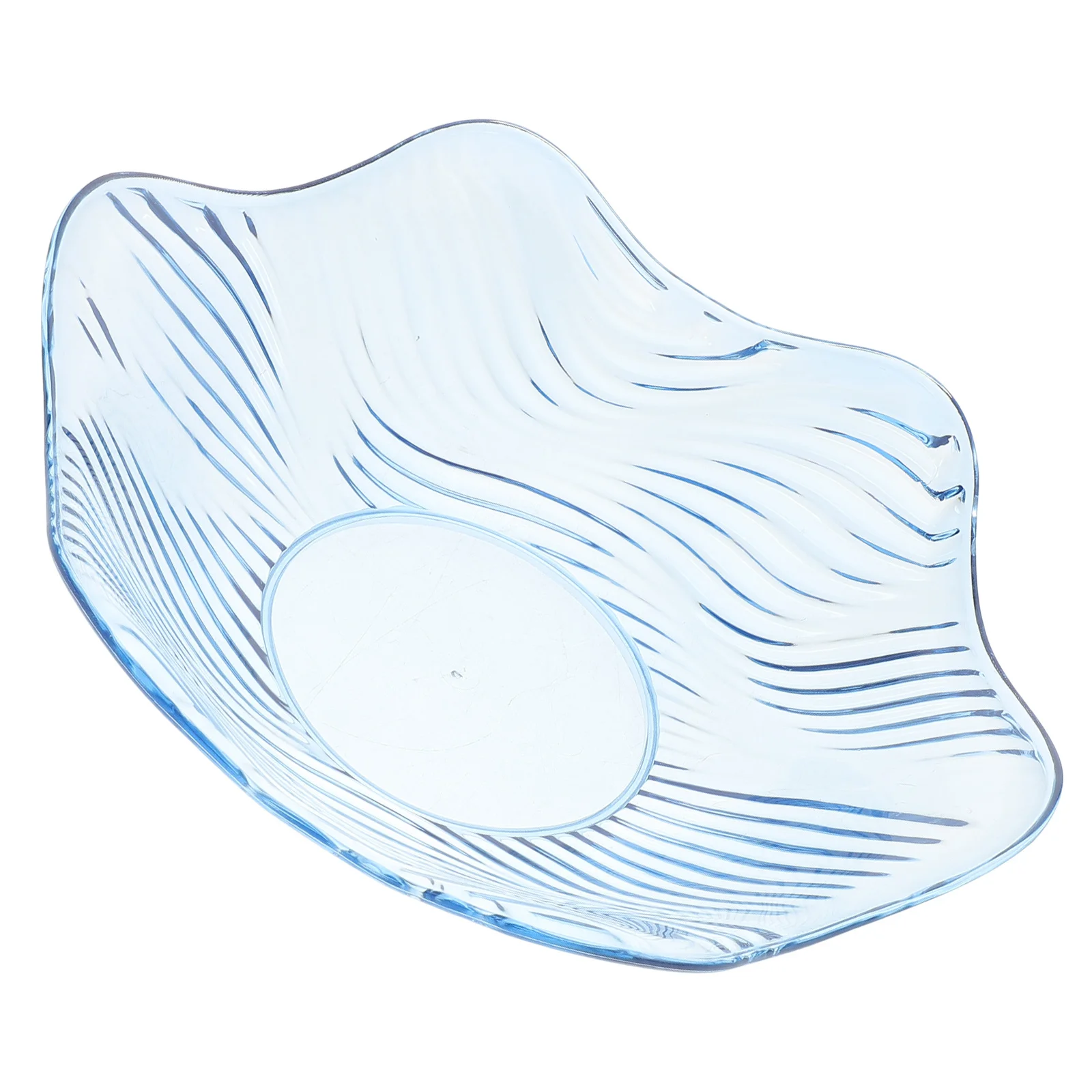 

Crystal Fruit Plate Blue Plastic Design For Fruits Vegetables Snacks Candies Bread Pastries Appetizers Salad