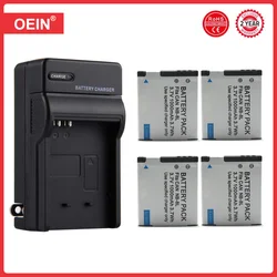 4Pcs 1000mAh NB-8L NB8L 8L Li-ion Battery For Canon PowerShot A3300 A3200 A3100 A3000 A2200 A1200 IS Camera Battery Pack