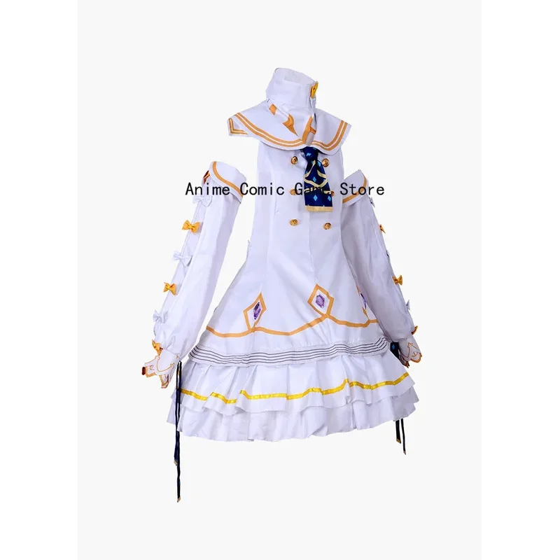 Yurizono Seia Cosplay Costume Blue Archive Yurizono Seia Costume Cute white dress Halloween Party Outfit for Women