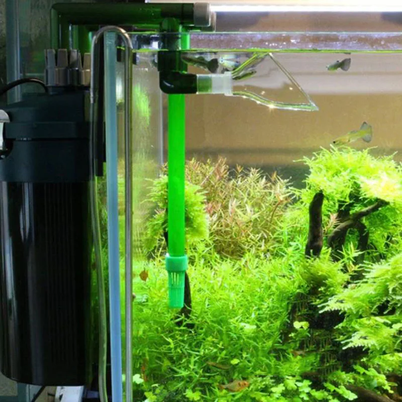Acrylic  Aquarium Fish Tank Water Pump Filter Water Outlet Nozzle Return Pipe Fitting Aquarium Accessories 360 Degrees