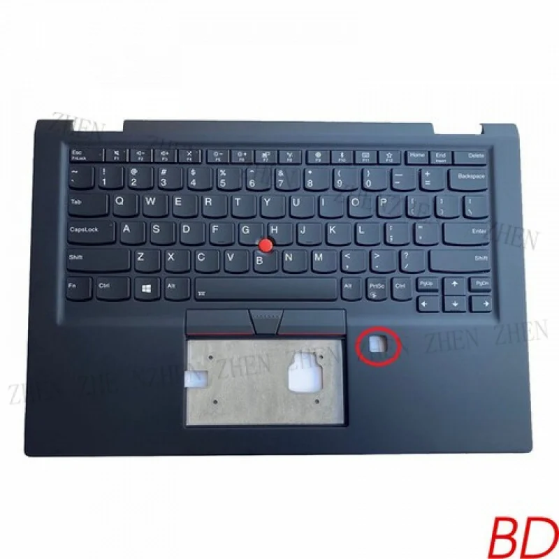 

Y For Lenovo Thinkpad YOGA X390 X395 C Shell Palmrest W/ Keyboard